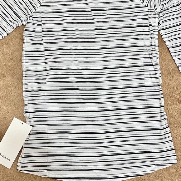 Lululemon Striped Emerald Long Sleeve - Picture 6 of 9
